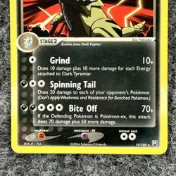 VTG Pokemon EX Team Rocket Returns Dark Tyranitar 19/109 Regular Rare NM - Image 4