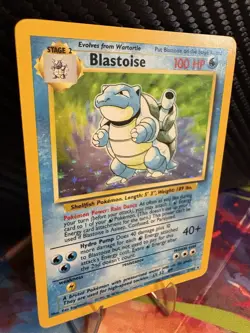 Pokemon Blastoise 2/102 Holo Rare Base Set Unlimited LP WOTC Vintage - Image 4