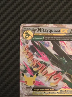 M Rayquaza EX Full Art 76/108 Celebrations Ultra Rare Holo Eng 2015 HP 220 - Image 5