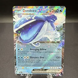 Pokemon Dondozo ex 066/182 Destined Rivals Scarlet & Violet Double Rare - Image 1