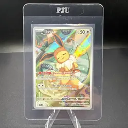Pokemon Prismatic Evolutions Eevee 173 Illustration Holo ETB Promo - Image 3