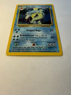 Pokemon TCG Gyarados Base Set 6/102 Holo Rare Ungraded LP - Image 2