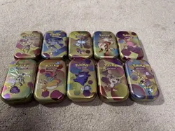 Pokemon TCG 151 Mini Tin Collection 10 Pack Sam’s Club Exclusive - Image 1