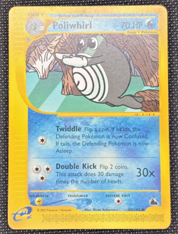 Poliwhirl 88/144 Pokemon Skyridge E Series - Non Holo - LP - Image 1
