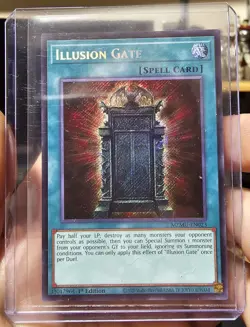 Yu-Gi-Oh Maze Of Muertos Illusion Gate MZMU-EN023 Secret Rare - Image 1