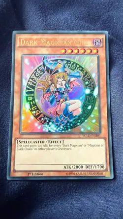 Yu-Gi-Oh! Dark Magician Girl YGLD-ENB03 Ultra Rare Mint 1st Edition - Image 1