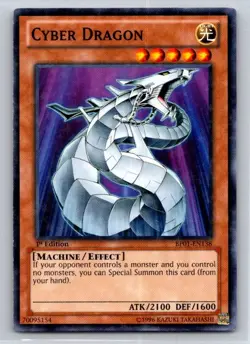Cyber Dragon (Starfoil) Starfoil Rare Battle Pack: Epic Dawn BP01-EN138 LP - Image 1