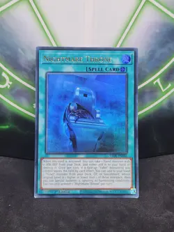 Yugioh Nightmare Throne LEDE-EN061 Ultra Rare 1st Edition NM - Image 1