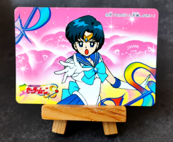 Sailor Mercury - 23 - Sailor Moon S - Vintage 1994 Banpresto Carddass Card - Image 1