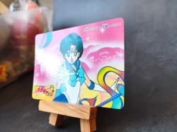 Sailor Mercury - 23 - Sailor Moon S - Vintage 1994 Banpresto Carddass Card - Image 2