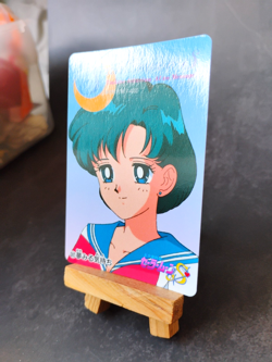 Sailor Mercury - 392 - Sailor Moon S - Vintage Amada Carddass Card - Image 2