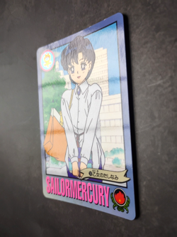 Sailor Mercury - 136 - Sailor Moon S - Vintage 1994 Bandai Carddass Card - Image 2