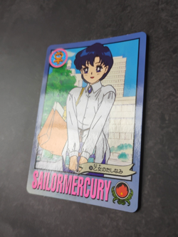 Sailor Mercury - 136 - Sailor Moon S - Vintage 1994 Bandai Carddass Card - Image 3