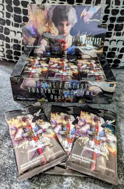 Final Fantasy Opus VII Trading Cards-German - 5 Packs for £9.99 - Image 2