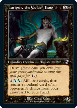 1x Tasigur, the Golden Fang NM-Mint, English Time Spiral Remastered MTG Magic - Image 1