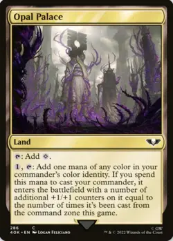 X 1 Opal Palace NM-M 40K 286 MTG Magic the Gathering - Image 1