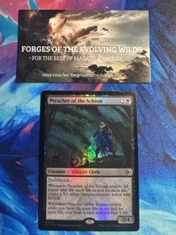Preacher of the Schism Promo Foil Pre-release - Image 1