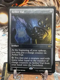 MTG | Aether Vial [Double Masters 2022 ✨ Foil Etched ✨ - Image 1