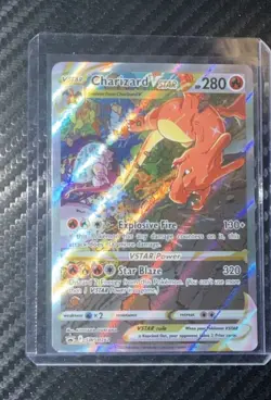 Pokemon Charizard VSTAR SWSH262 Full Art Holo Promo SWSH: Sword & Shield Card - Image 1