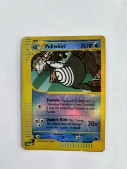 Pokemon TCG Poliwhirl 88/144 Uncommon Skyridge - Reverse Holo (DMG), Normal (HP) - Image 2