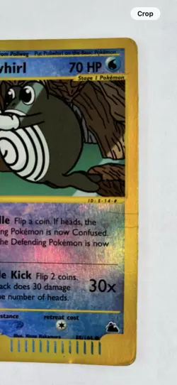 Pokemon TCG Poliwhirl 88/144 Uncommon Skyridge - Reverse Holo (DMG), Normal (HP) - Image 5