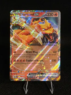 Pokemon Charizard ex 006/165 Holo Scarlet & Violet 151 EX Double Rare - Image 1