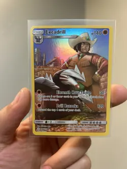 Excadrill (Secret) 246/236 SM - Cosmic Eclipse Pokemon NM Holo - Image 1