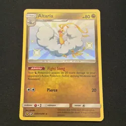 Altaria SV37/SV94 Hidden Fates: Shiny Vault Holo Rare Pokemon Card - NM - Image 1