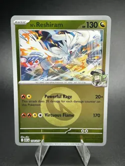 N's Reshiram 154/217 Energy Reverse Holo Ascended Heroes Rare Pokemon TCG - Image 1