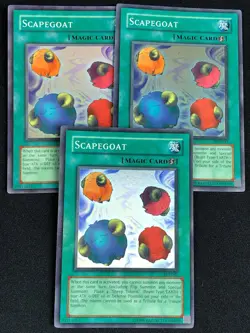 YUGIOH SCAPEGOAT SDJ-041 SUPER X3 (NM) - Image 1