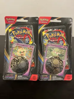 Pokemon TCG Phantasmal Flames Whimsicott & Cottonee Holo Promo - Image 1