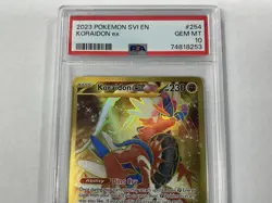 Pokemon Koraidon ex Gold Hyper Rare 254/198 PSA 10 - Image 4