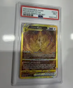 PSA 9 MINT Arceus VSTAR Crown Zenith Galarian Gallery GG70/GG70 Pokemon - Image 1