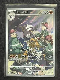 NM Pokemon Temporal Forces Excadrill Illustration Rare Full Art 79/071 - Image 1