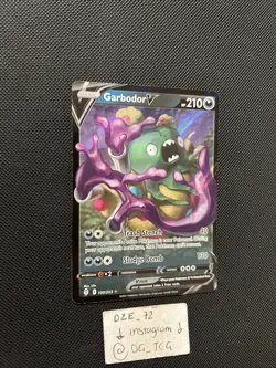 Pokemon Evolving Skies - GARBODOR V - 100/203 - Full Art - M/NM - Image 3