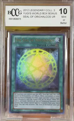 Yugi's World The Seal of Orichalcos LC03-EN001 BCCG 10 Mint Ultra Rare - Image 1