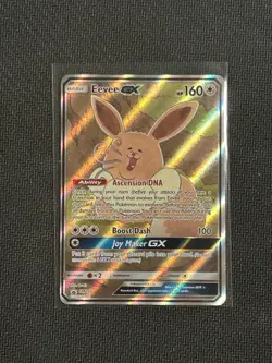 2019 Pokemon EEVEE GX Holo SM233 Sun & Moon Back Star Promo Textured Card MT NM - Image 1