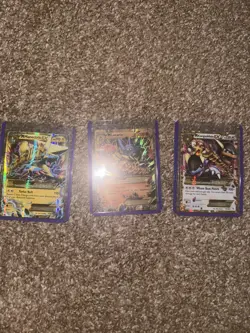 Pokemon Card Lot XY SECRET RARE MEGA EXs - Image 1