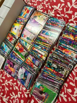 Lot 50 Cartes DRAGON BALL SUPER CARD GAME DBZ Francaises 0 Double NEUF + Rare - Image 1
