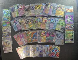Pokemon TCG CARD LOT (60) ONLY V/EX/VSTAR/VMAX /FA/ULTRA RARE/ NO BULK - Image 1