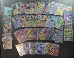 Pokemon TCG CARD LOT (60) ONLY V/EX/VSTAR/VMAX /FA/ULTRA RARE/ NO BULK - Image 2
