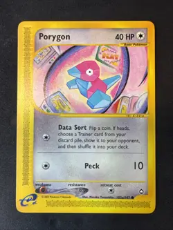 Porygon (103a) 103A/147 Aquapolis Regular Pokemon S11 - Image 1