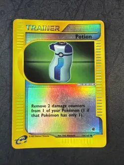 Potion 156/165 Expedition Base Set Reverse Holo Pokemon - Image 1