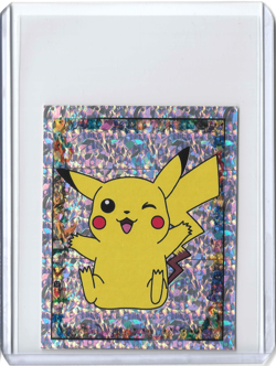 Pokemon - 1999 Merlin Pikachu Sticker S6 Prism - Image 1