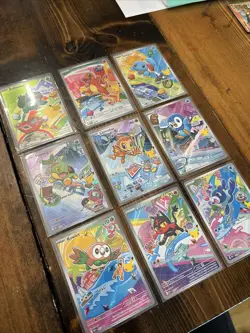 💫Pokemon First Partner Illustration Series 1 Collection- Complete Full Set Of 9 - Image 1