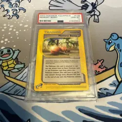 2003 POKEMON AQUAPOLIS #128 MEMORY BERRY PSA 10 (LOW POP 12) - Image 1