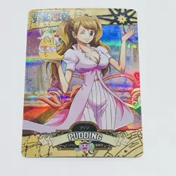 Pudding - One Piece Trading Card Game Holo Foil Prism Cool Art Tc8 - Image 1