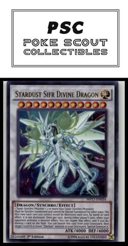 2017 Mega-Tins Mega Pack #MP17-EN054 Stardust Sifr Divine Dragon - Image 1