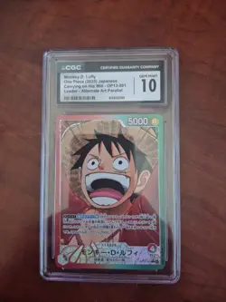 Monkey D. Luffy One Piece 2025 Jpn Leader Alternate Art OP13-001 CGC 10 - Image 1