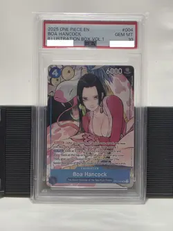 Bandai One Piece CCG Boa Hancock illustration Vol.1 2025 PSA 10 EN - Image 1